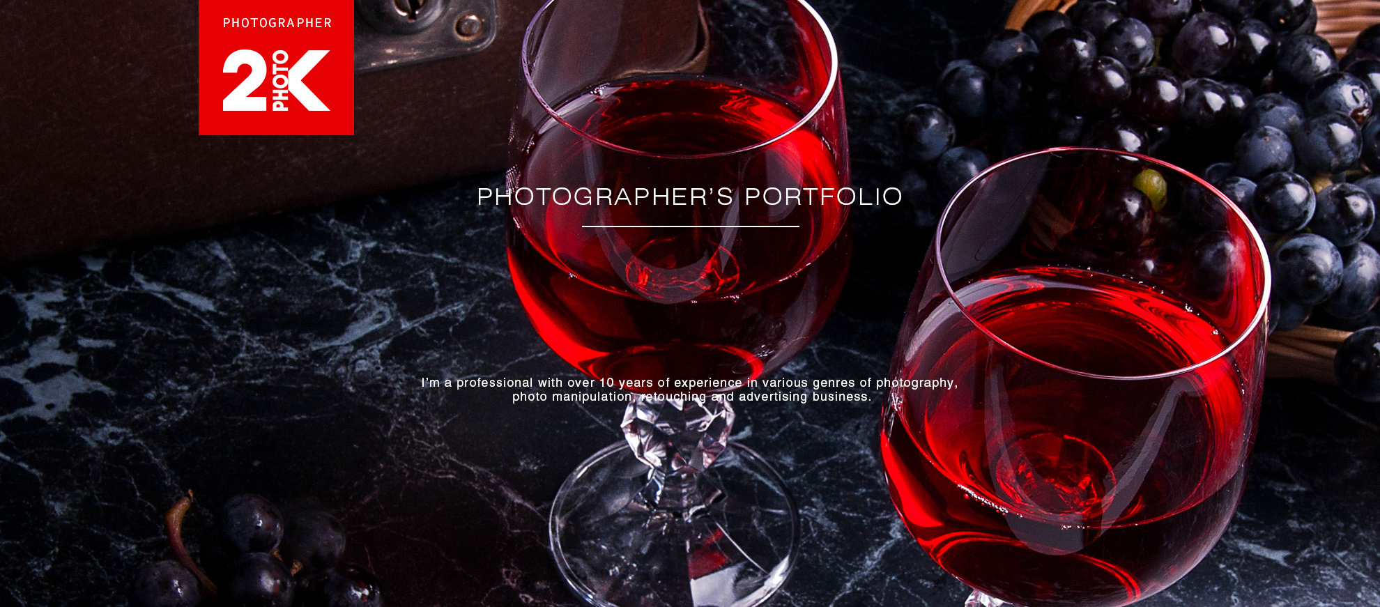 Photographer portfolio