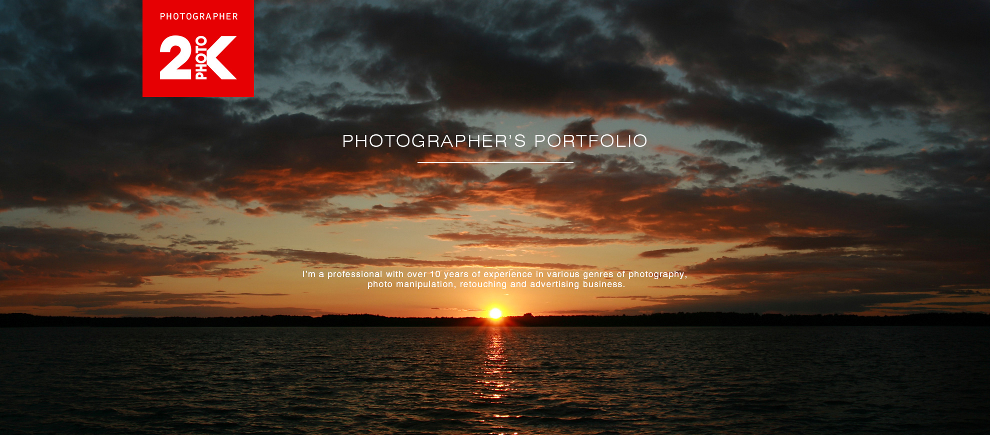 Photographer portfolio